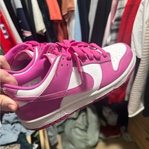 Pink Nike Dunks